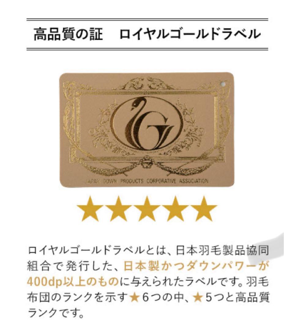 年末限定価格 モリリン　ハンガリー産ダウン90%羽毛布団　シングルロング　ローズ