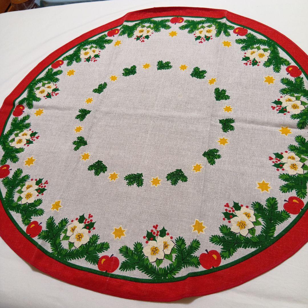 ドイツ製クリスマステーブルセンターとホットマンのコースター