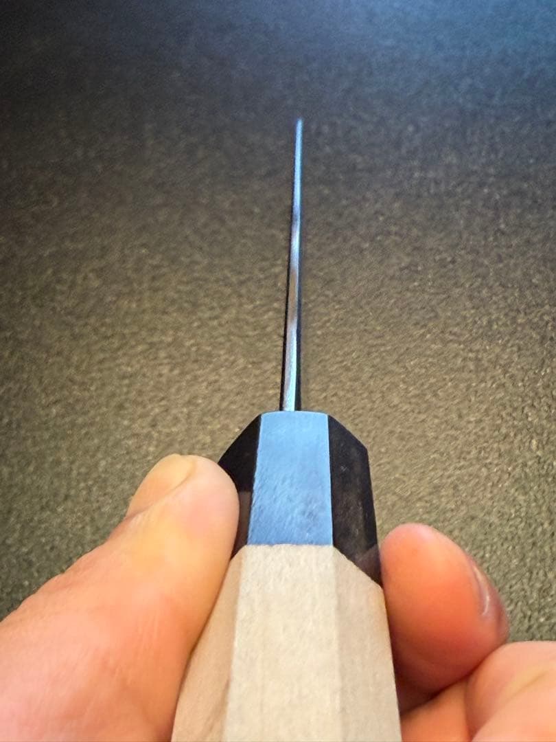 青一鋼　和牛刀七寸　ダマスカス　シノギあり　中川作