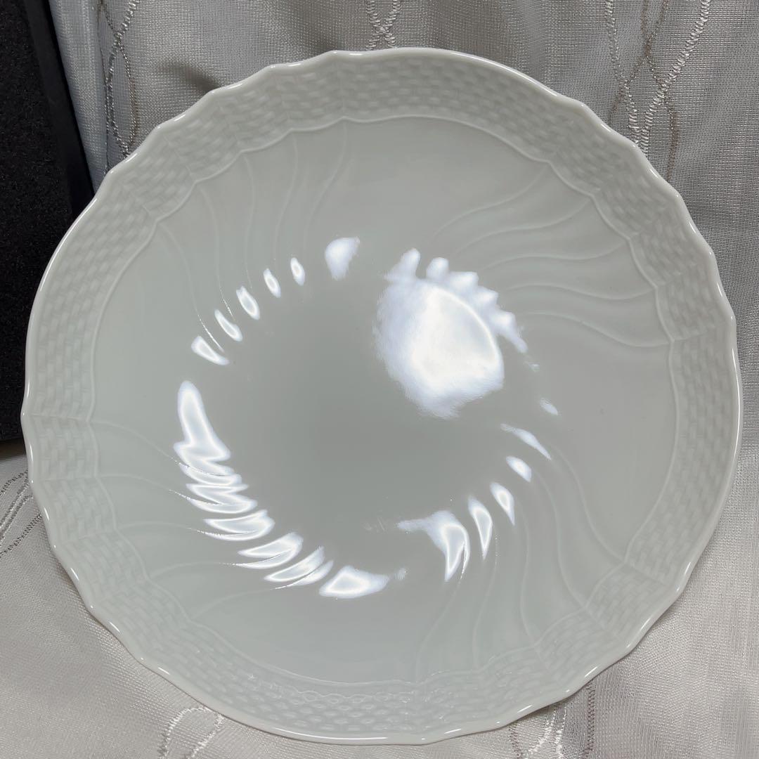 新品 リチャードジノリ ベッキオホワイト 盛り皿 ペアサラダセット 3枚セット