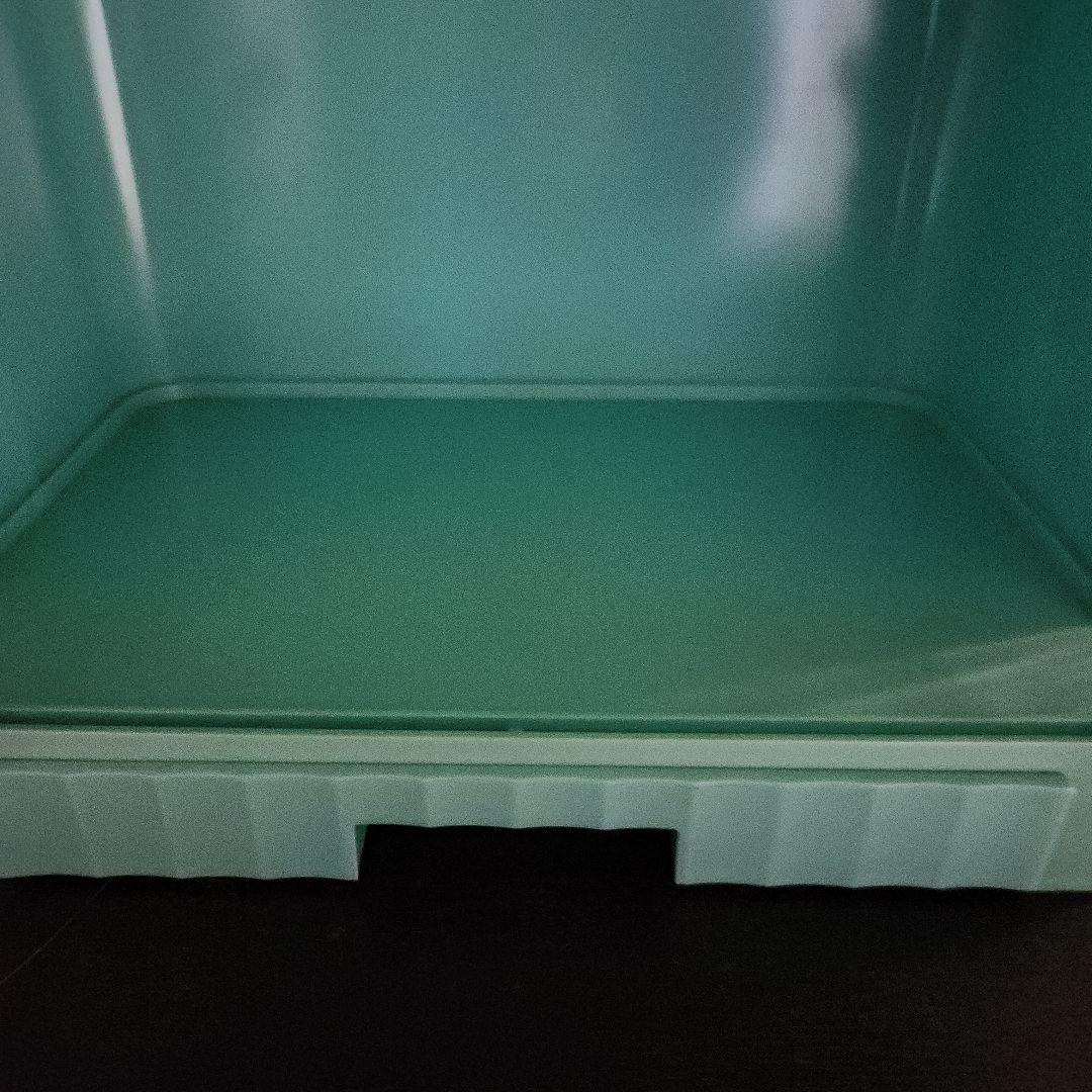 ☆昭和レトロポップ☆　蛇腹　調味料　収納ケース　水色