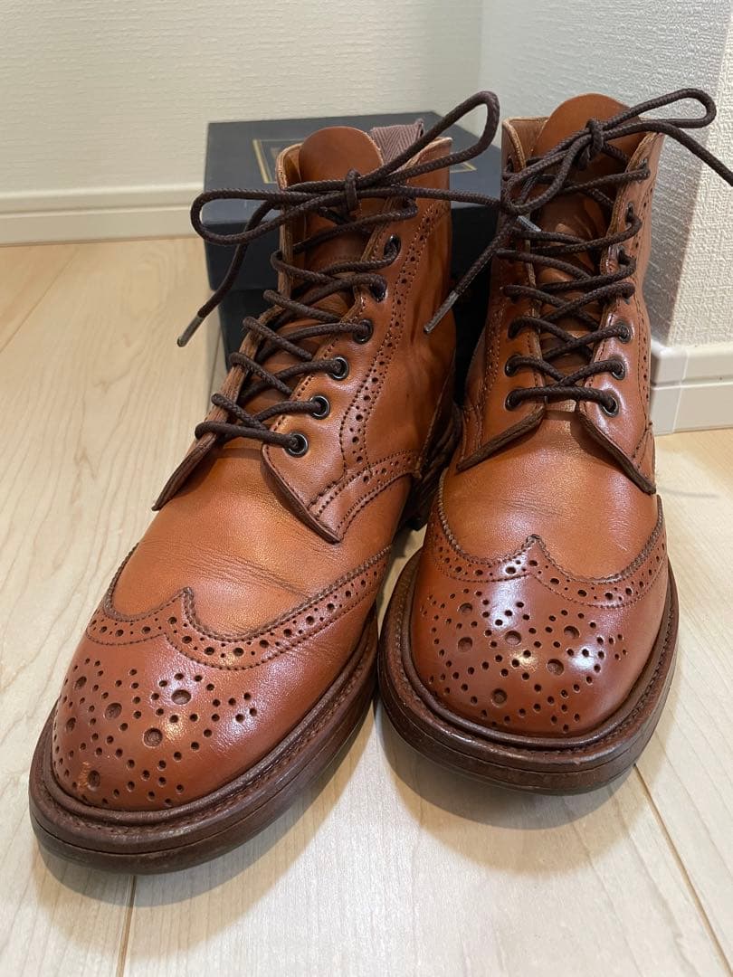 k*u様 Tricker's トリッカーズ　カントリーブローグブーツ（Malto