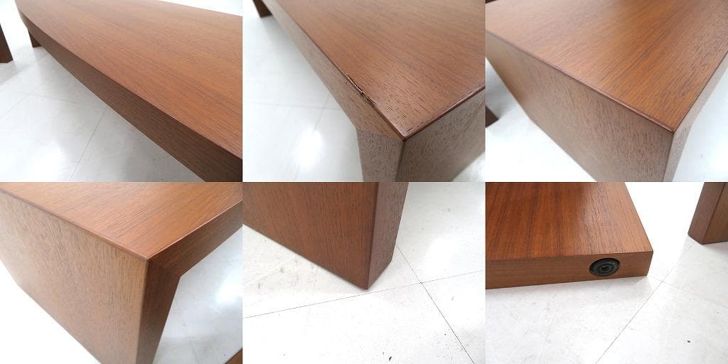 展示品　アルフレックス　ポンテ　ウォールナット　コーヒーテーブル　モダン　北欧