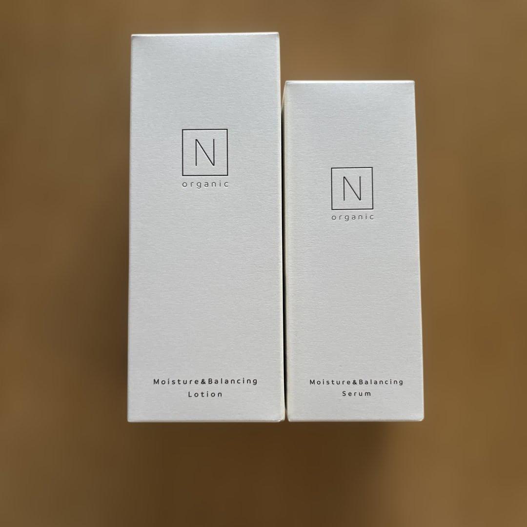 【新品未開封】Nオーガニック　モイスチュアバランシングローション　セラム2セット