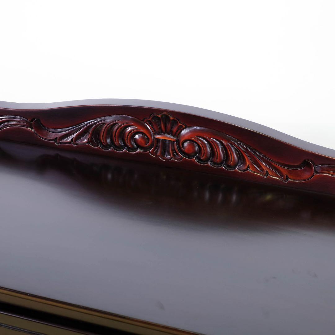 E新品 アンティーク調 キャビネット 110 リビング収納 本棚 食器棚 ボード