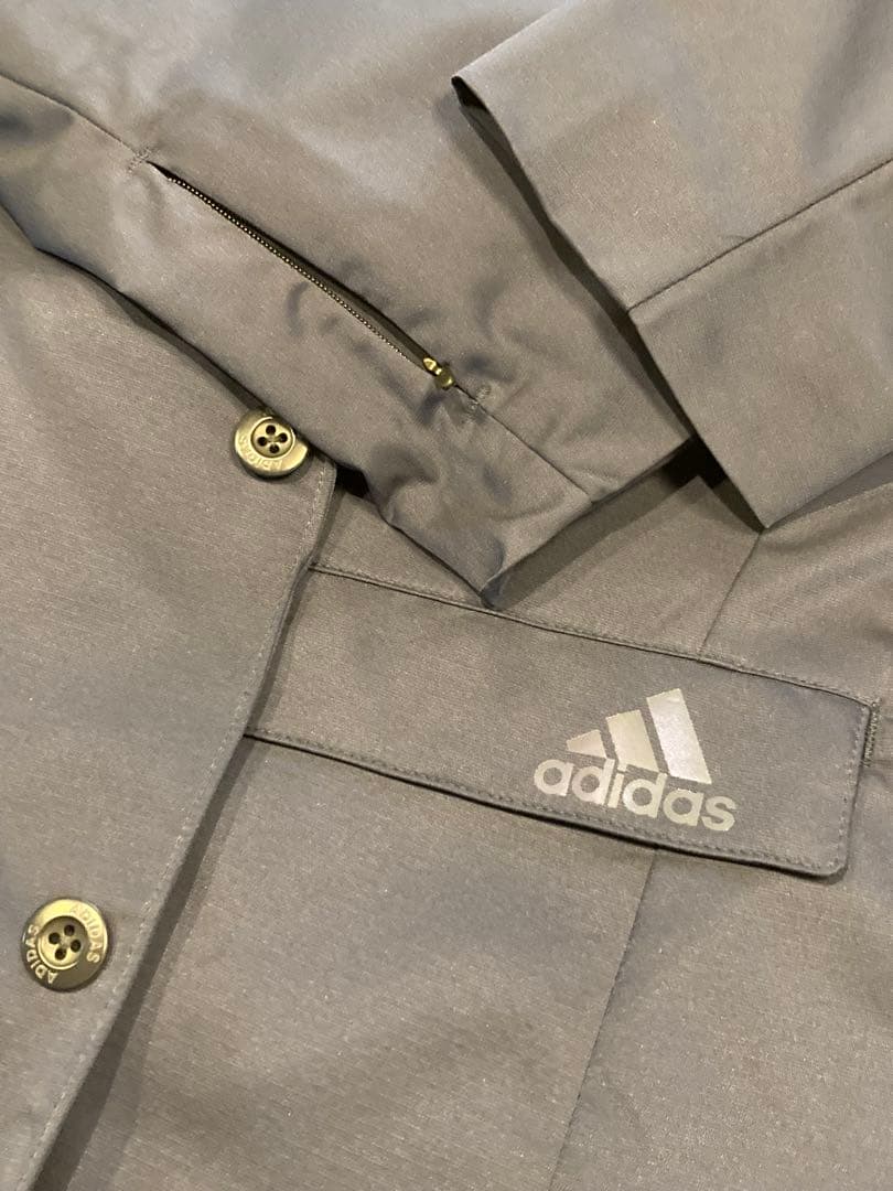 アディダス　セットアップスーツ　　ストレッチ素材　ネイビーカラー　☆美品☆