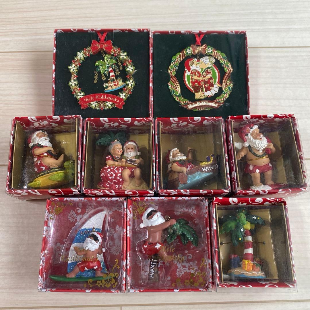 クリスマス　オーナメント　ハワイ　9点セット