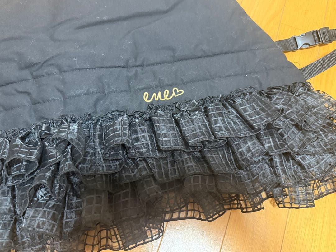 ene⭐︎ ene カートカバー　透かしチェックカートカバー　ペット　犬用