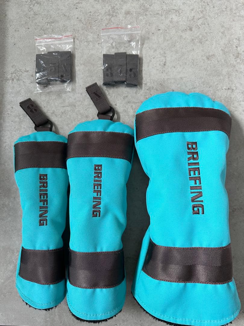 一*。様 【希少！数量限定品】★ブリーフィング★ミントブルー★ヘッドカバー３個付