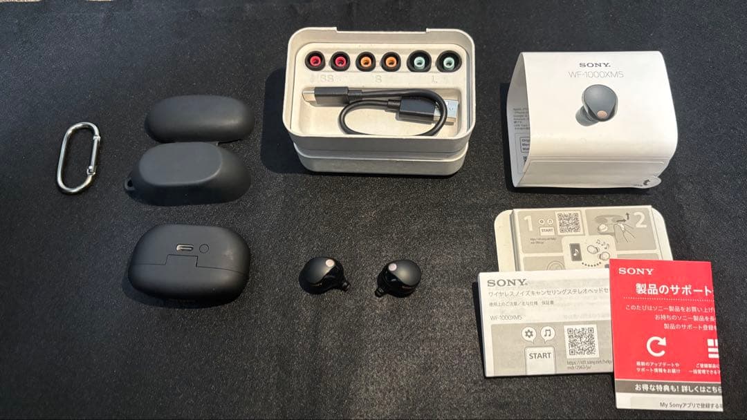 SONY WF-1000XM5 2社製品イヤーピースオマケ付き