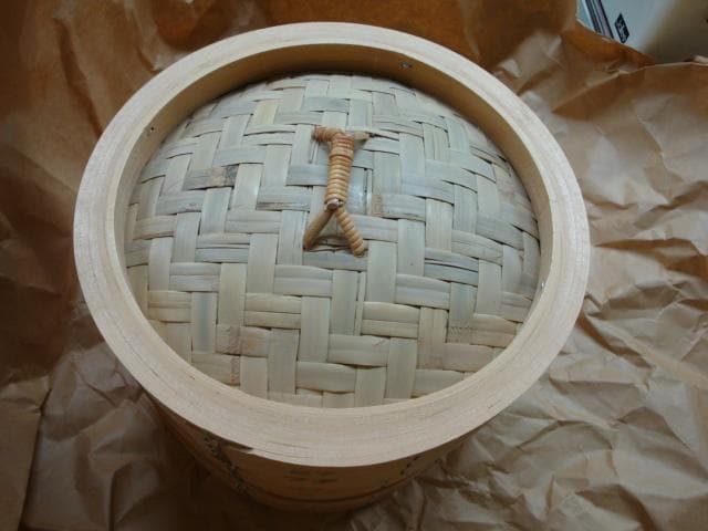 せいろ　木製 27cm 竹製蓋付き