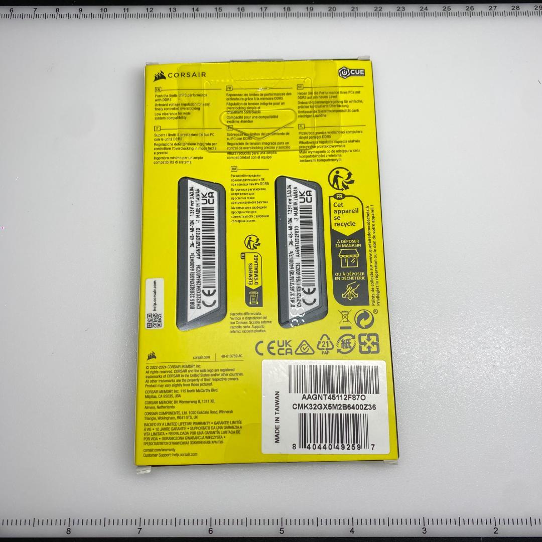 メモリー Corsair Vengeance DDR5 32GB 6400MHz