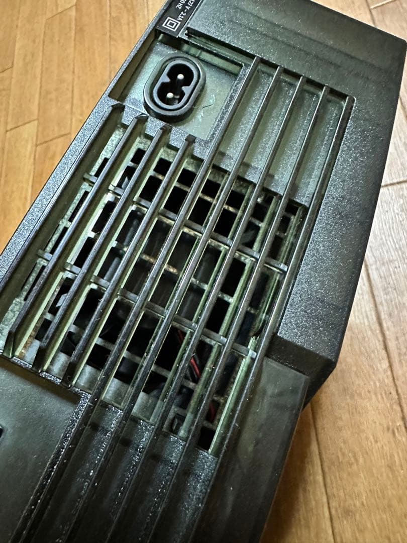 【動作未確認】xbox 本体のみ クリアブラック スケルトン 清掃済み