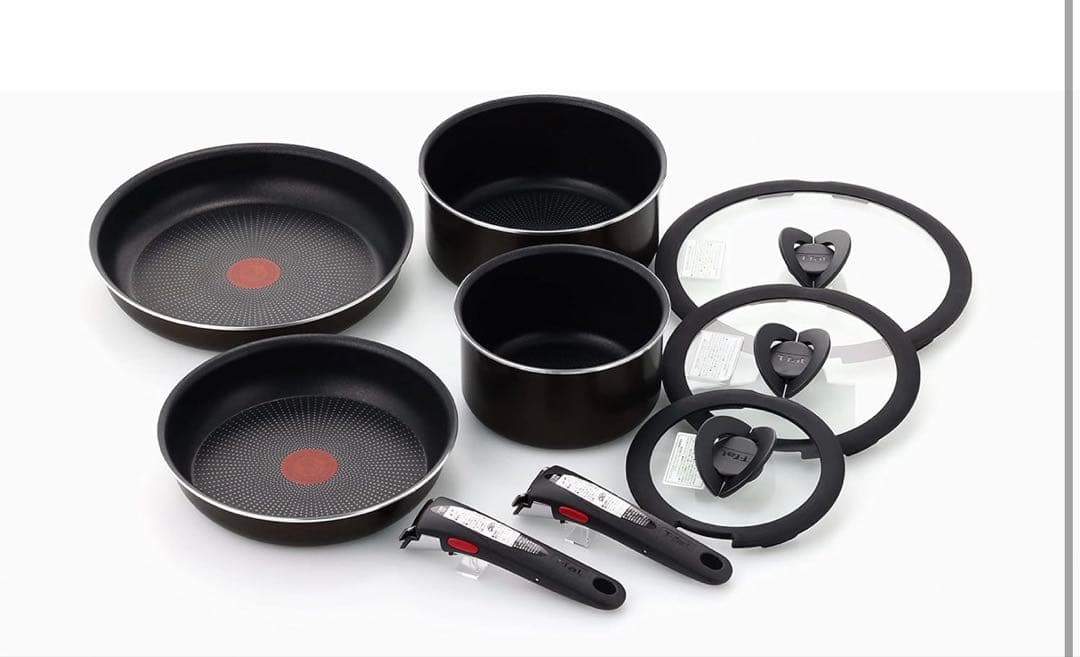 ティファール 鍋・フライパンセット ガス火9セット