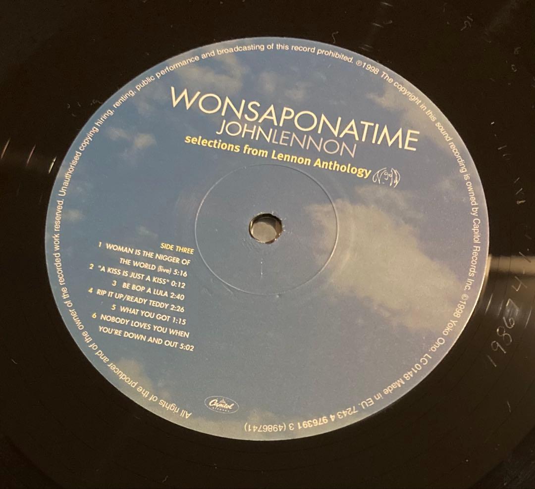 ■USオリジナル盤■JOHN LENNON■ジョンレノン■Wonsaponati