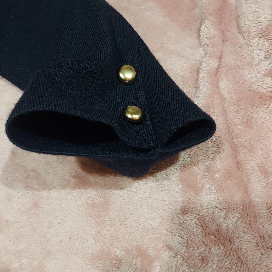 ☆極美品☆Noble　ノーブル 配色トリミングミラノリブショートジャケット