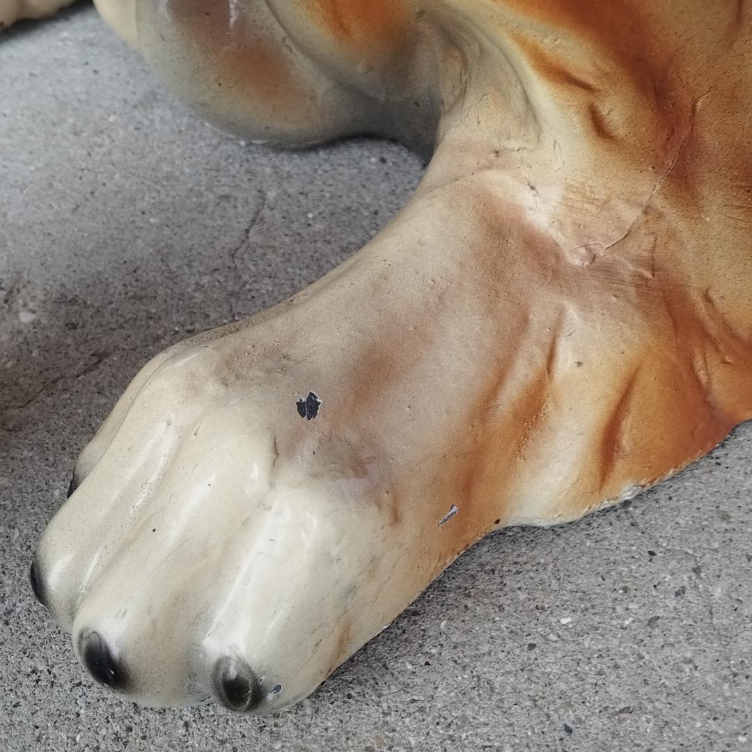 コリー 特大 置物 オブジェ インテリア ガーデン 犬の置物