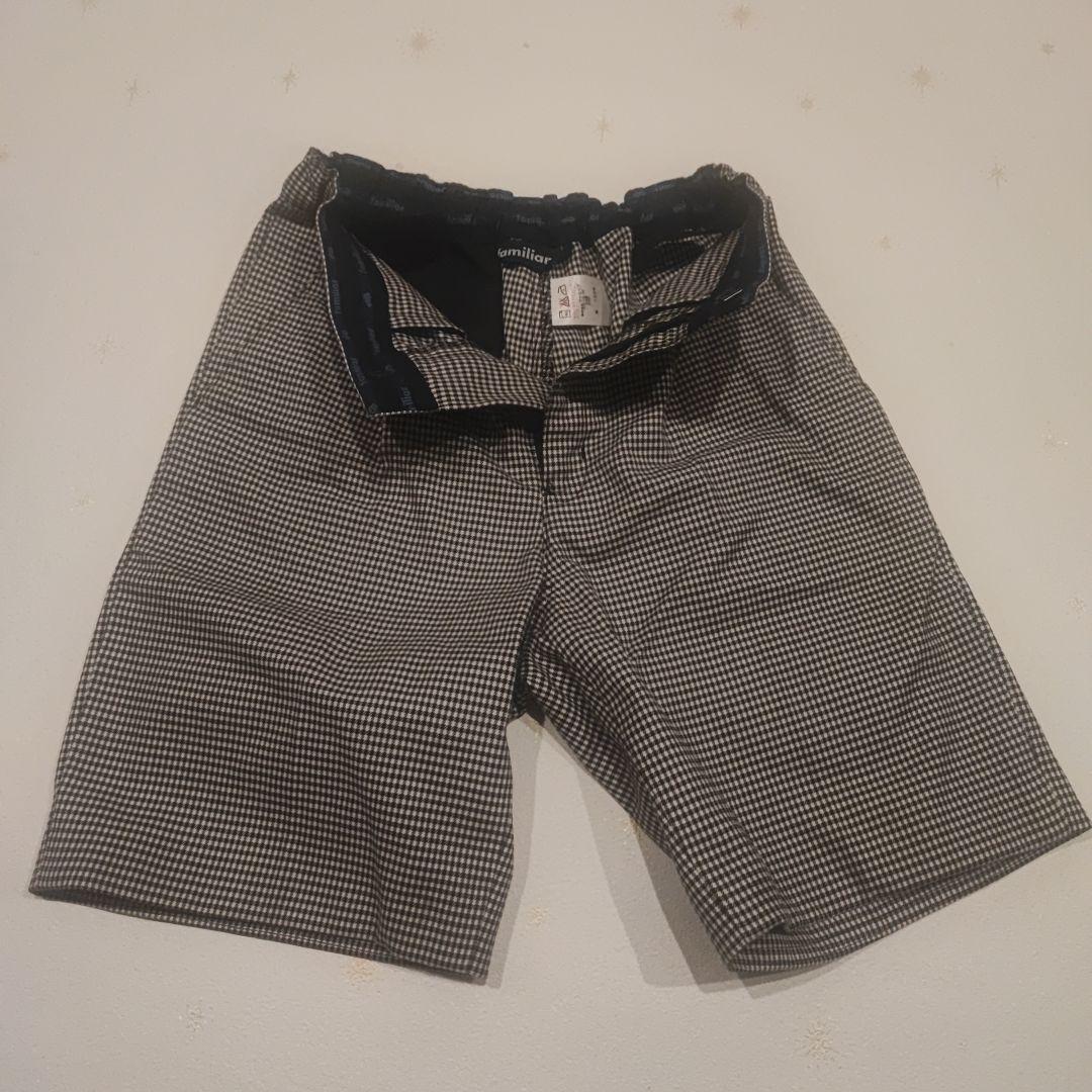 ファミリアfamiliar120cm 入学式　卒業式スーツ ショートパンツ