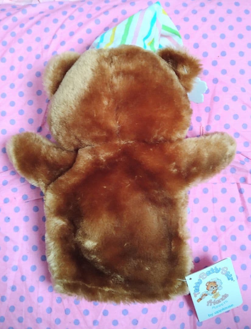 teddy beddy bear パペット タグ付き