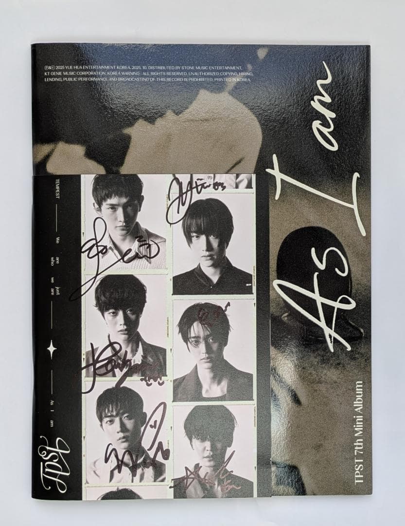 ★非売品◆直筆サインCD＆報道資料◆TEMPEST◆As I am