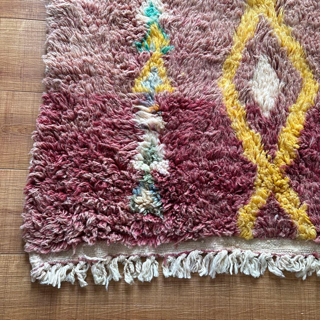 ヴィンテージ　モロッコ　ラグ