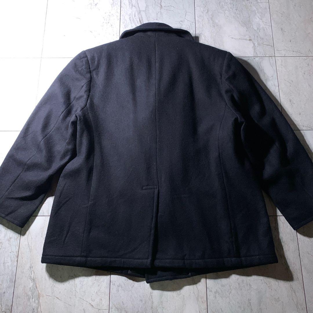 90s〜 USA製 L.L.Bean US NAVY ウール Pコート XXL