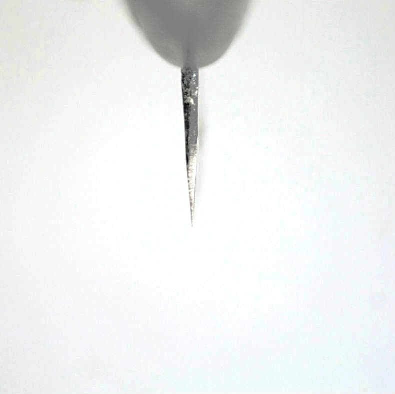 青紙２号 黒打 文化包丁 165㎜ G1401 焼栗柄 手作り 鍛造 月光作