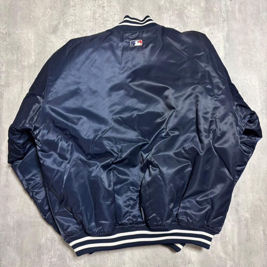 00's majestic ヤンキース　スタジャン　ネイビー　Lサイズ