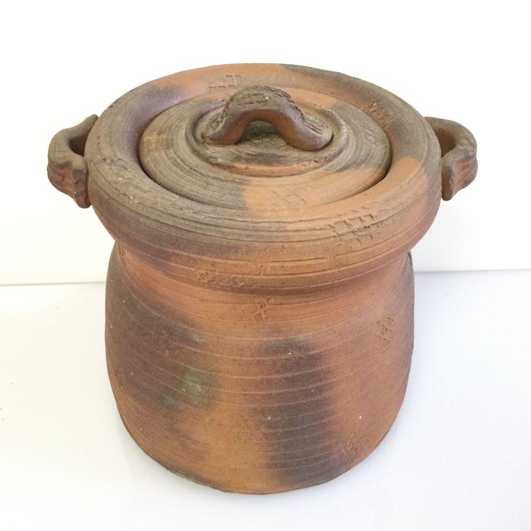 備前焼 水指 小西陶古作 茶道具 T866