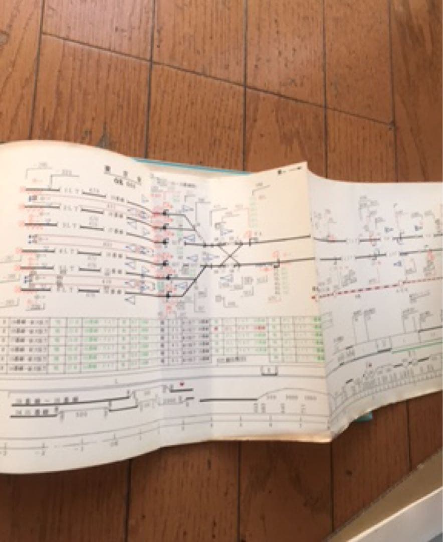 運転線路図 東京～大阪 昭和63年10月 東海旅客鉄道株式会社 新幹線鉄道