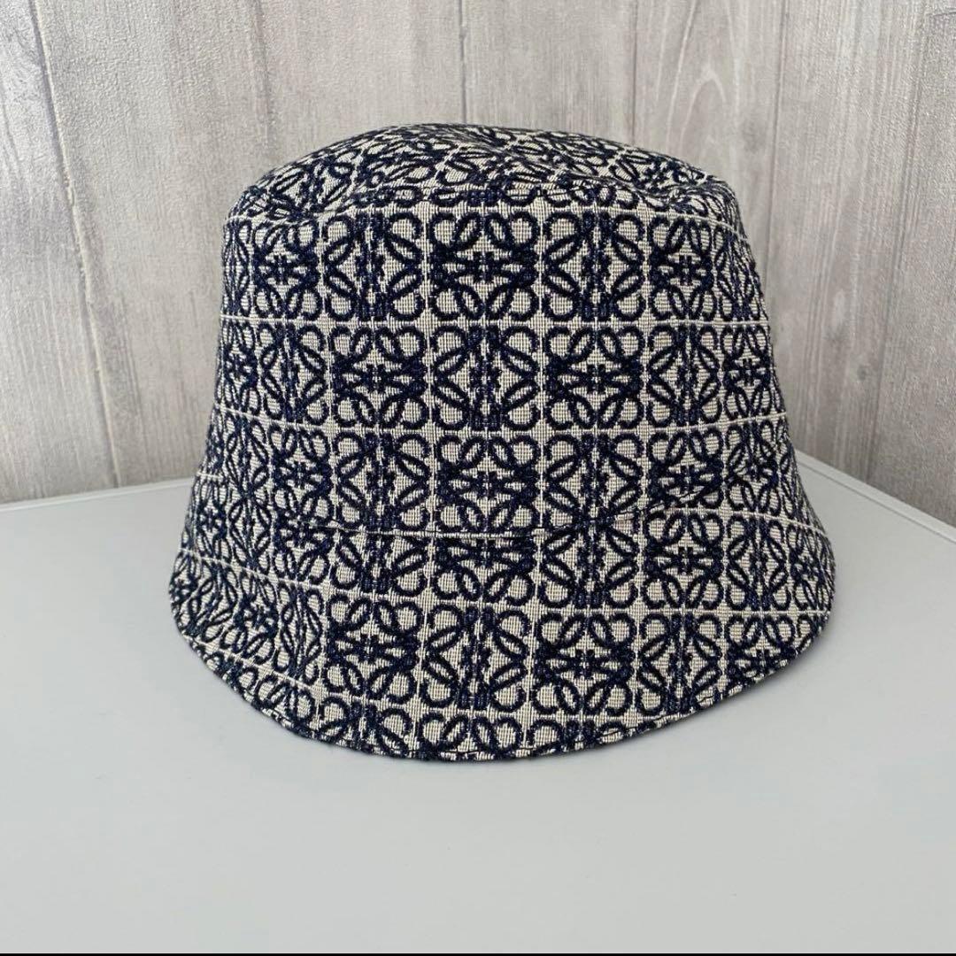 美品　LOEWE リバーシブル　バケットハット　アナグラム