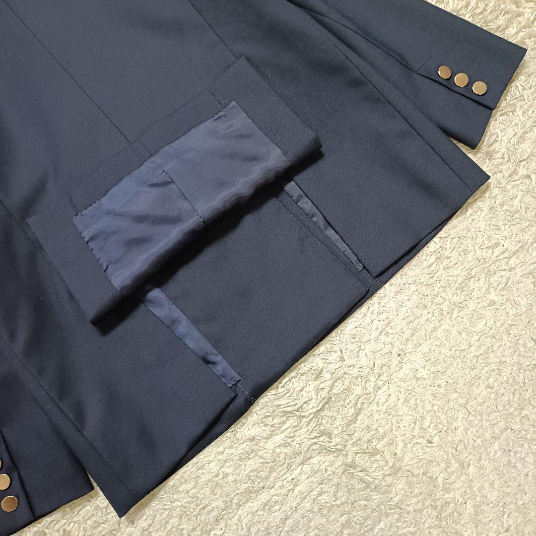 【美品】ビーミングバイビームス 金ボタン ダブルブレザー 紺ブレ