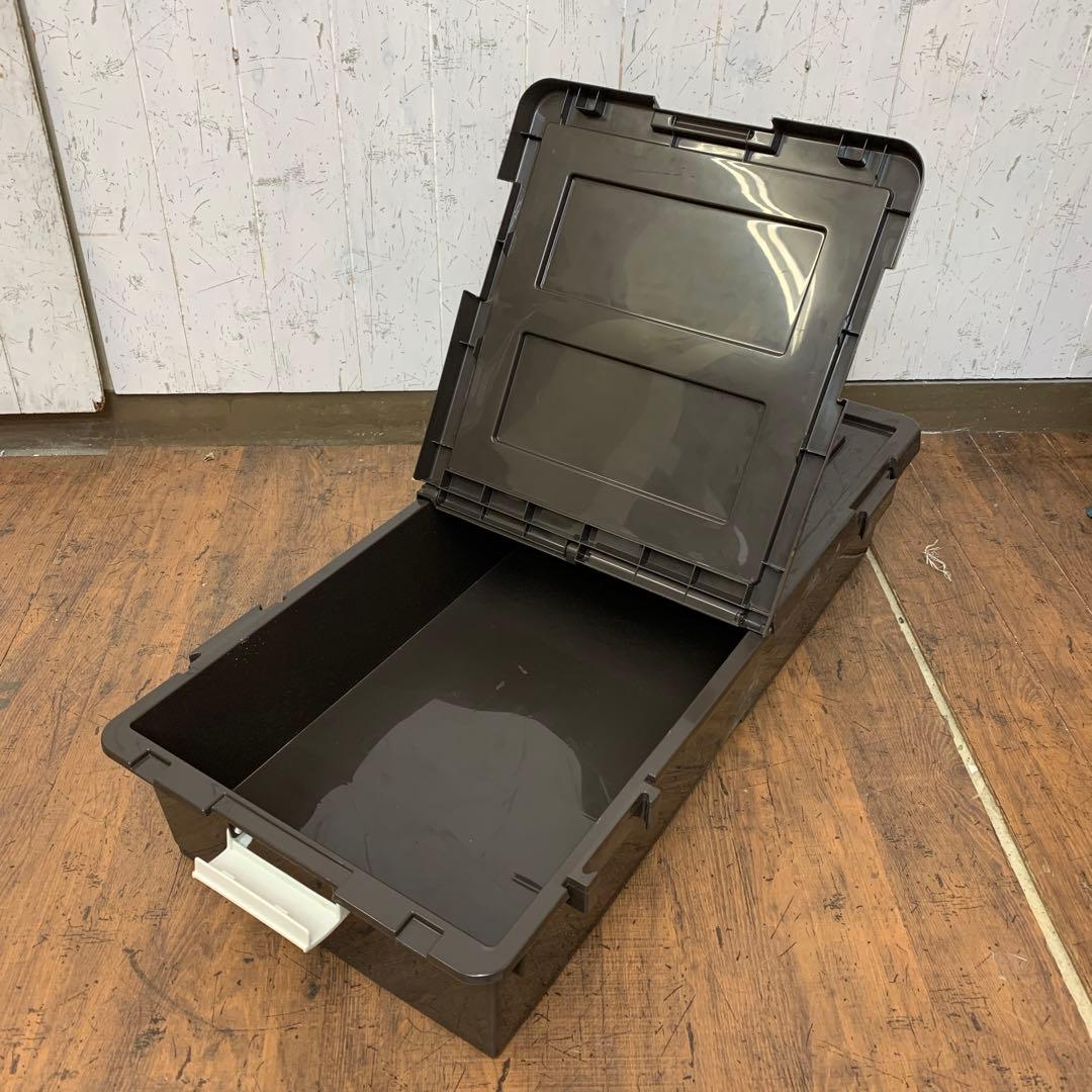 A-1 【大容量】ベッド下収納ケース キャスター付き ブラウン 収納ボックス