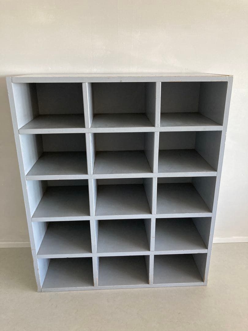 枡目棚　仁平古家具店購入　古道具