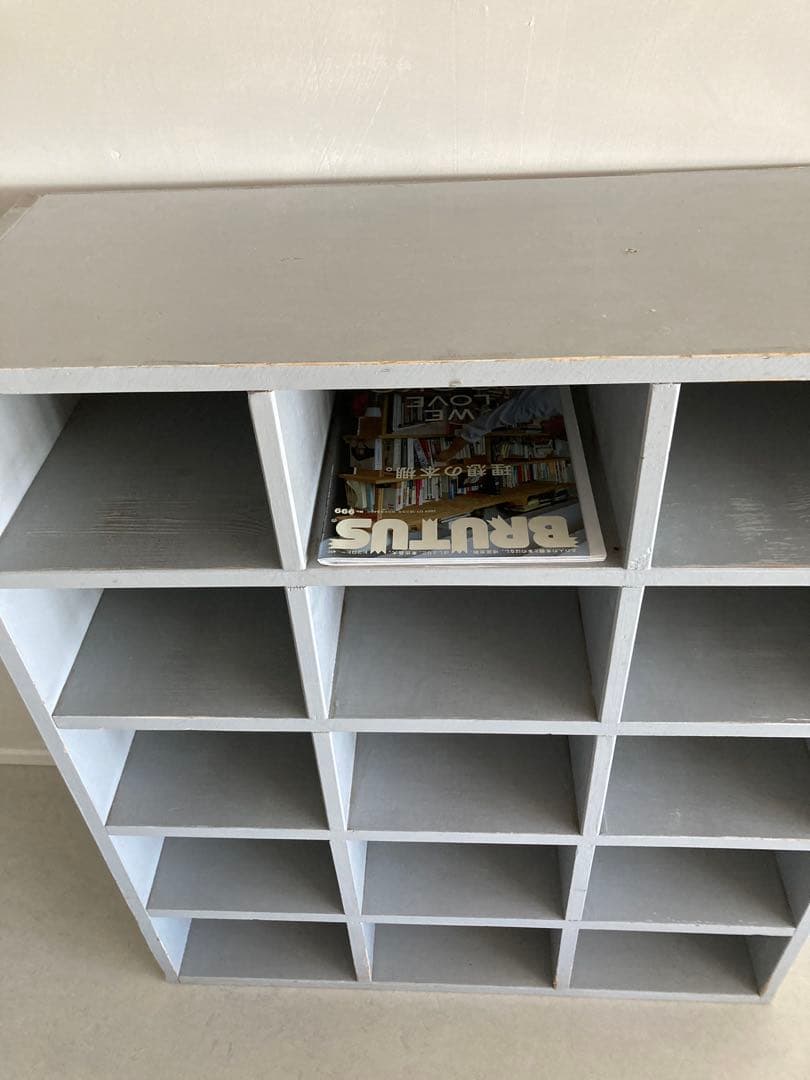 枡目棚　仁平古家具店購入　古道具