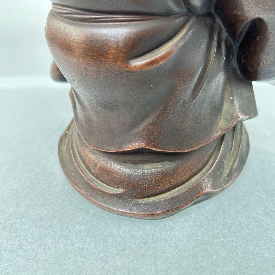 桃蹊堂造 福禄寿 約18cm 七福神 縁起物 伝統工芸品 置物