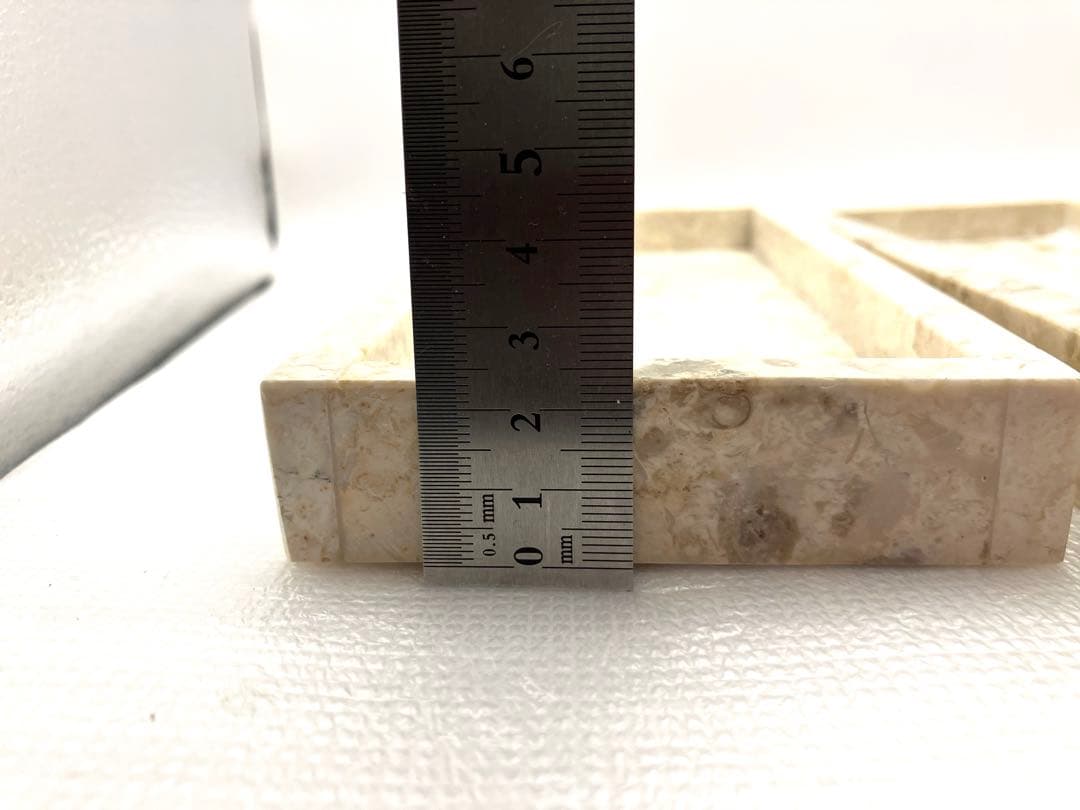 高級天然大理石 高級アメニティートレー　プレート 2つセット 鍵置き　小物置き