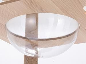 アウトレット2 キャットタワー 木製 宇宙船　展望台　多頭飼い 大型 178cm