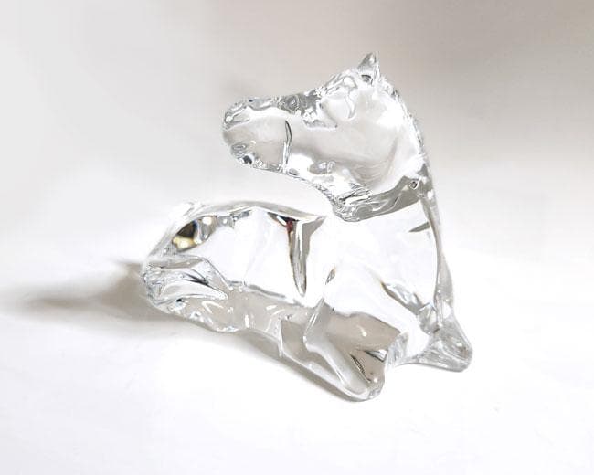 ★バカラ 馬 ポニー 干支 クリスタル フィギュリン