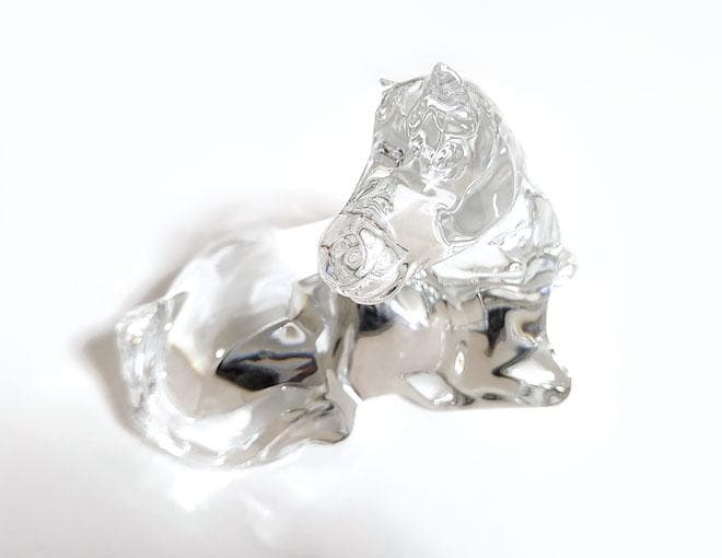 ★バカラ 馬 ポニー 干支 クリスタル フィギュリン