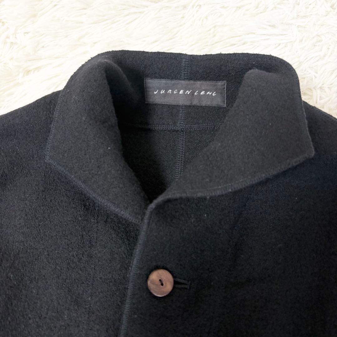 美品✨ヨーガンレール 圧縮ウール ジャケット コート 黒 2way