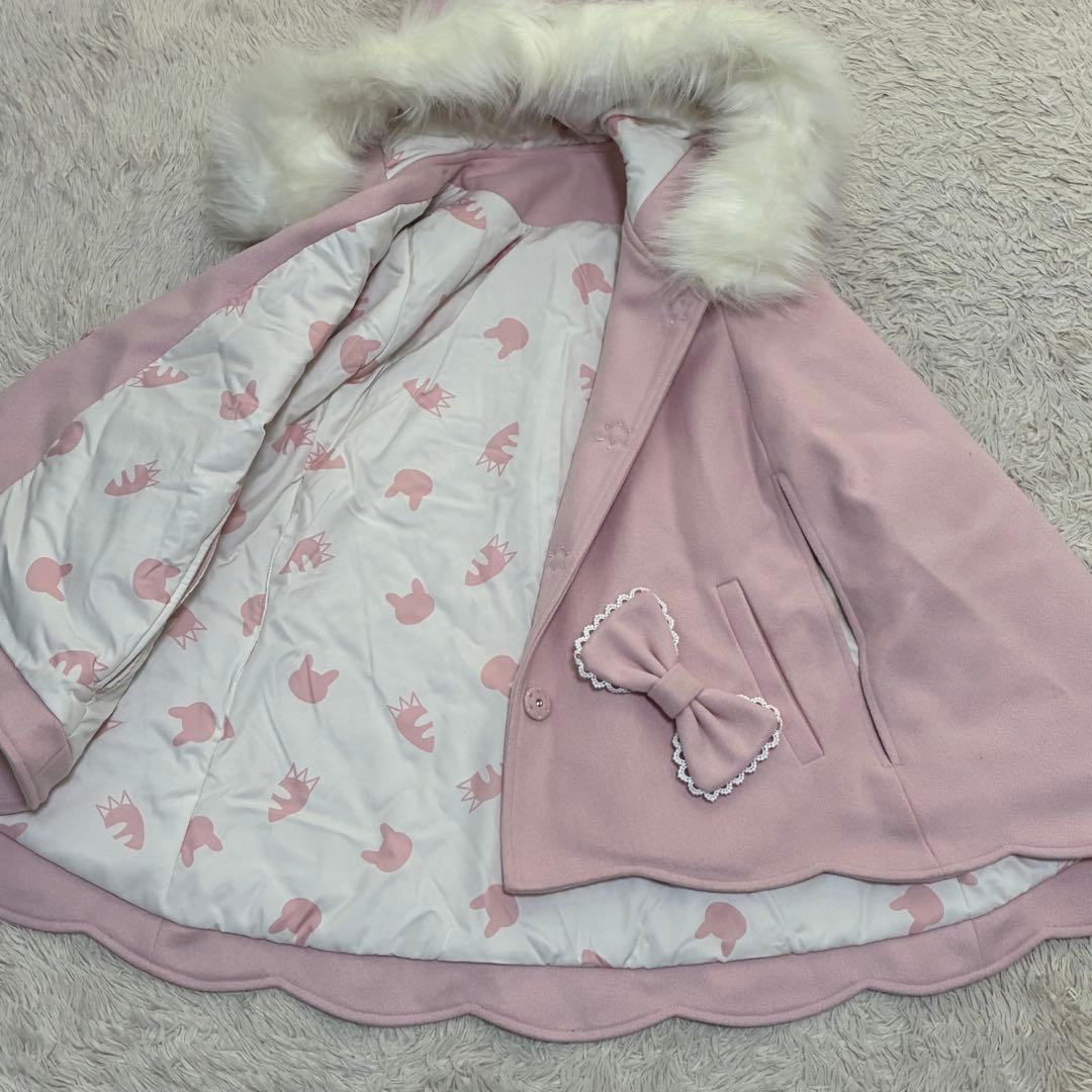 To Alice ふわふわラビットマントコート