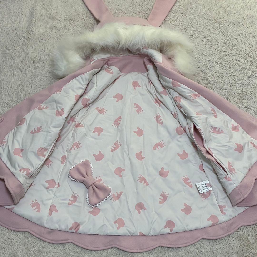 To Alice ふわふわラビットマントコート