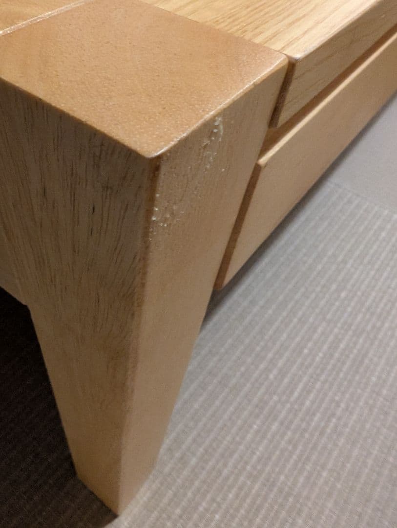 【お値下げ】エクステンションリビングテーブル Elcua 幅120-200cm