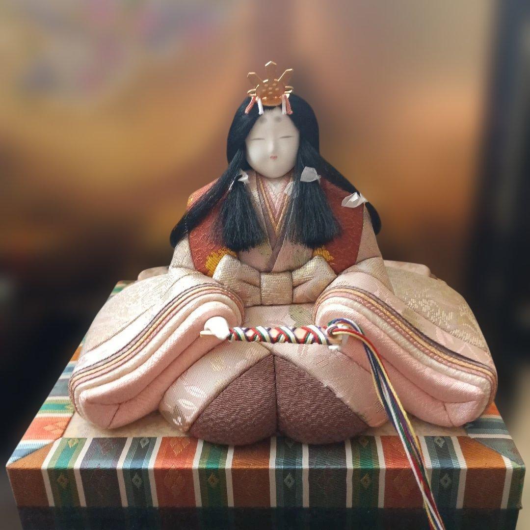 秀月　木目込み人形　大和雛　雛人形　親王飾り