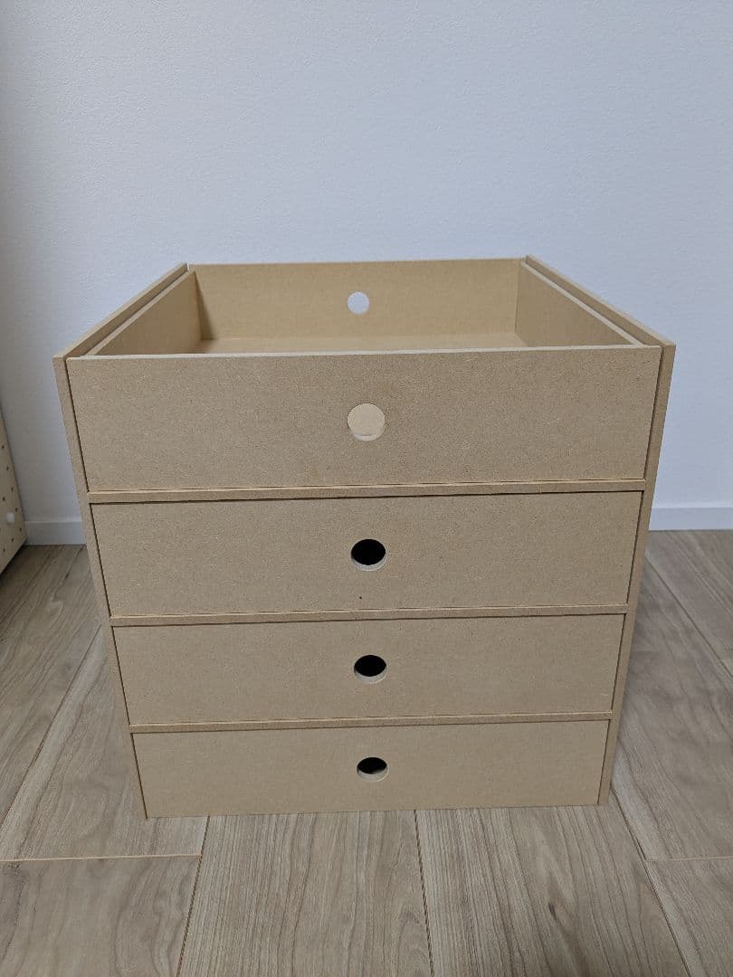 マルゲリータ 2個セット A4書類収納引き出し 4段（本棚 奥行350専用）