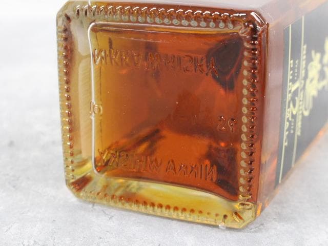 ▲未開栓 古酒 ニッカ 竹鶴12年 ピュアモルト 角型ボトル 660ml 40％