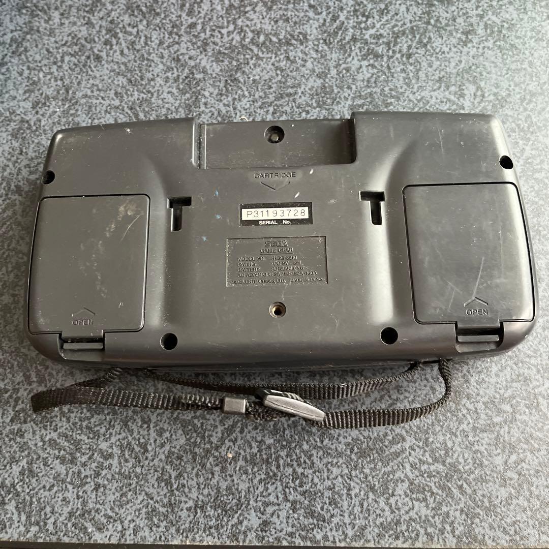 ジャンク品　セガ　SEGA ゲームギア　　　　バッテリーパック　ACアダプター