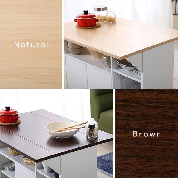 キッチンワゴン 【カウンターテーブルやサイドテーブルに】