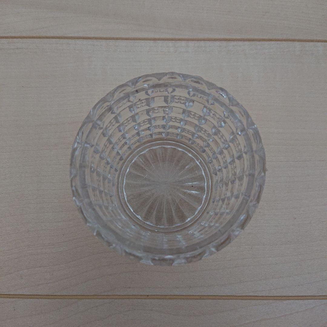 キャンディポット　シュガーポット　ボンボン入れ　プレスガラス　蓋物